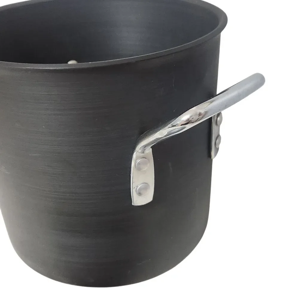 Commercial Aluminum Cookware 812 Stock Pot 12 Qt with Lid NICE! - Picture 6 of 7